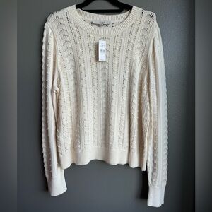 Loft cream colored sweater, NWT, XL